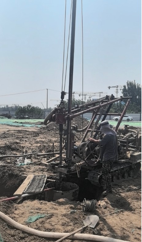 保定满城县工地打井